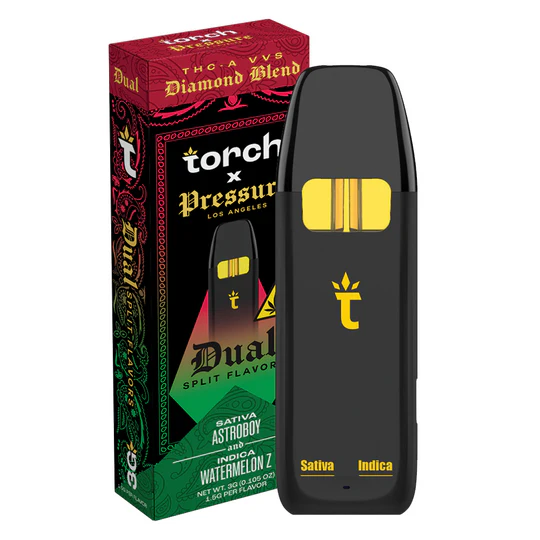 Torch X Pressure LA 3g THC-A Disposable 5ct Display
