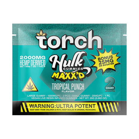 Torch 2000mg Hulk Maxx'd Gummies 20ct Display)