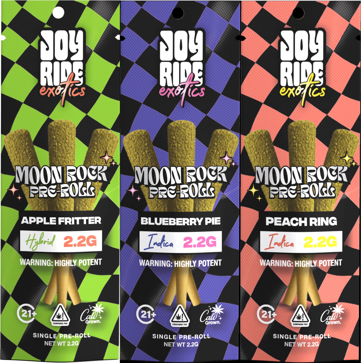 Joyride 2.2g Moonrock Prerolls 10ct Display