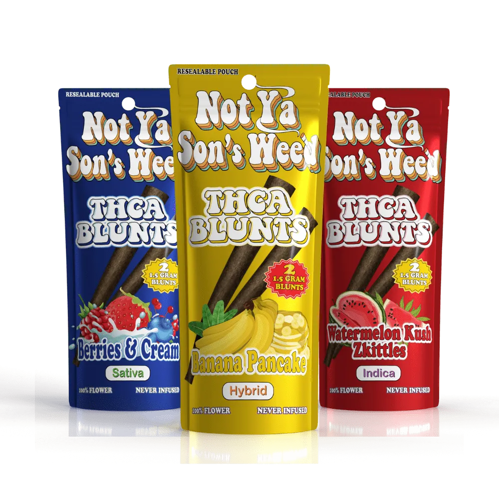 Not Ya Son's Weed 2ct 1.5g THC-A Blunts 10ct Display