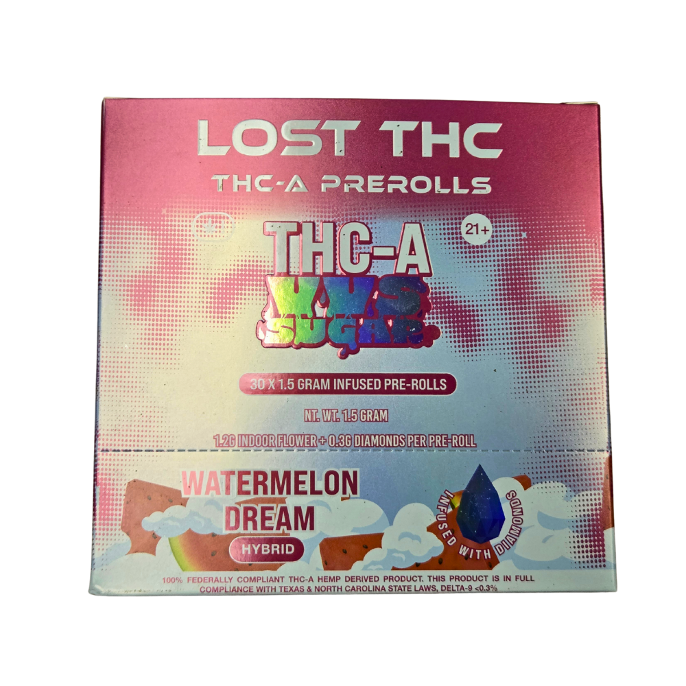 Lost THC 1.5 g VVS Sugar Diamond Pre-Rolls 30ct Display
