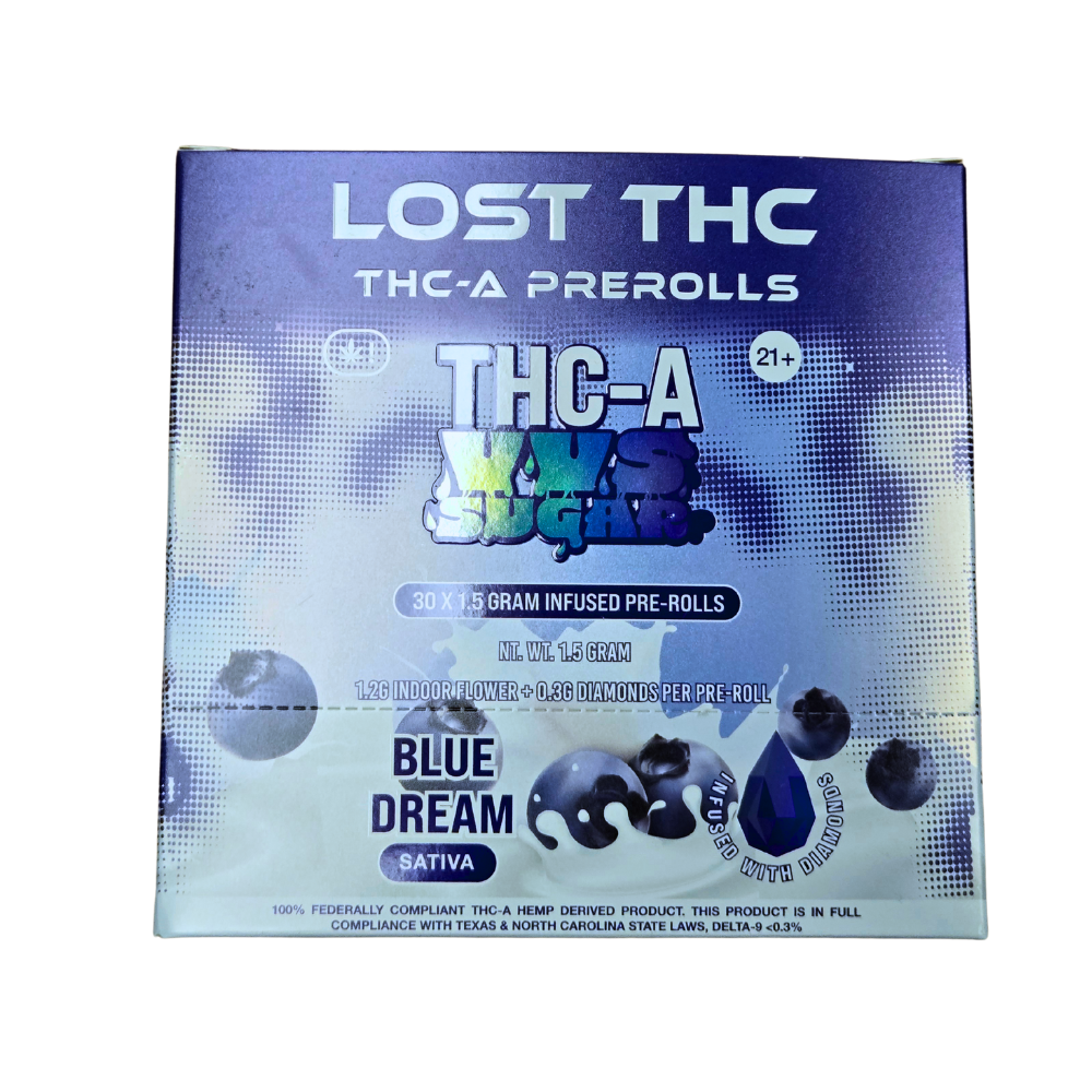 Lost THC 1.5 g VVS Sugar Diamond Pre-Rolls 30ct Display