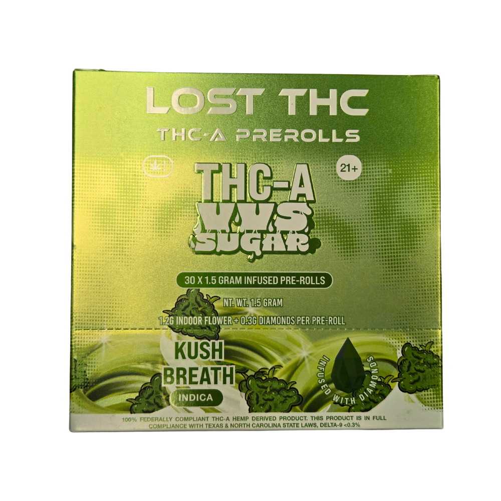 Lost THC 1.5 g VVS Sugar Diamond Pre-Rolls 30ct Display