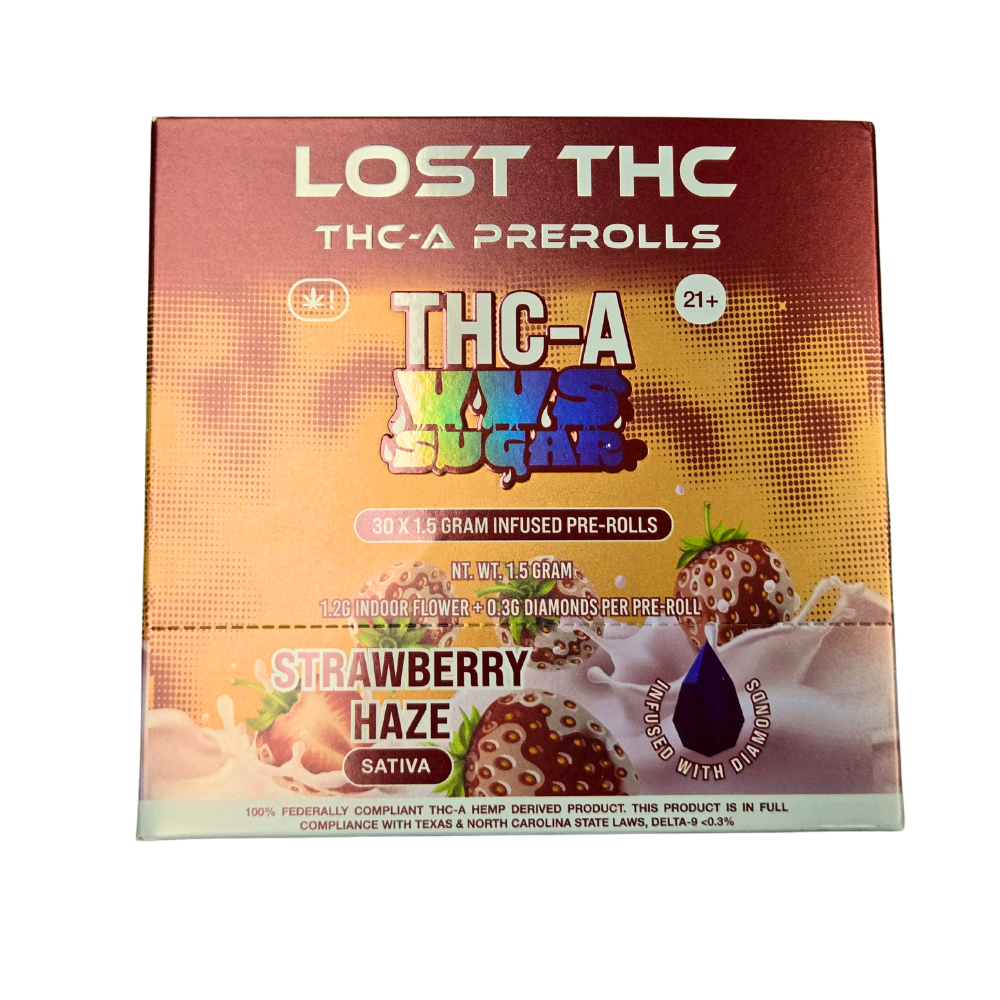 Lost THC 1.5 g VVS Sugar Diamond Pre-Rolls 30ct Display