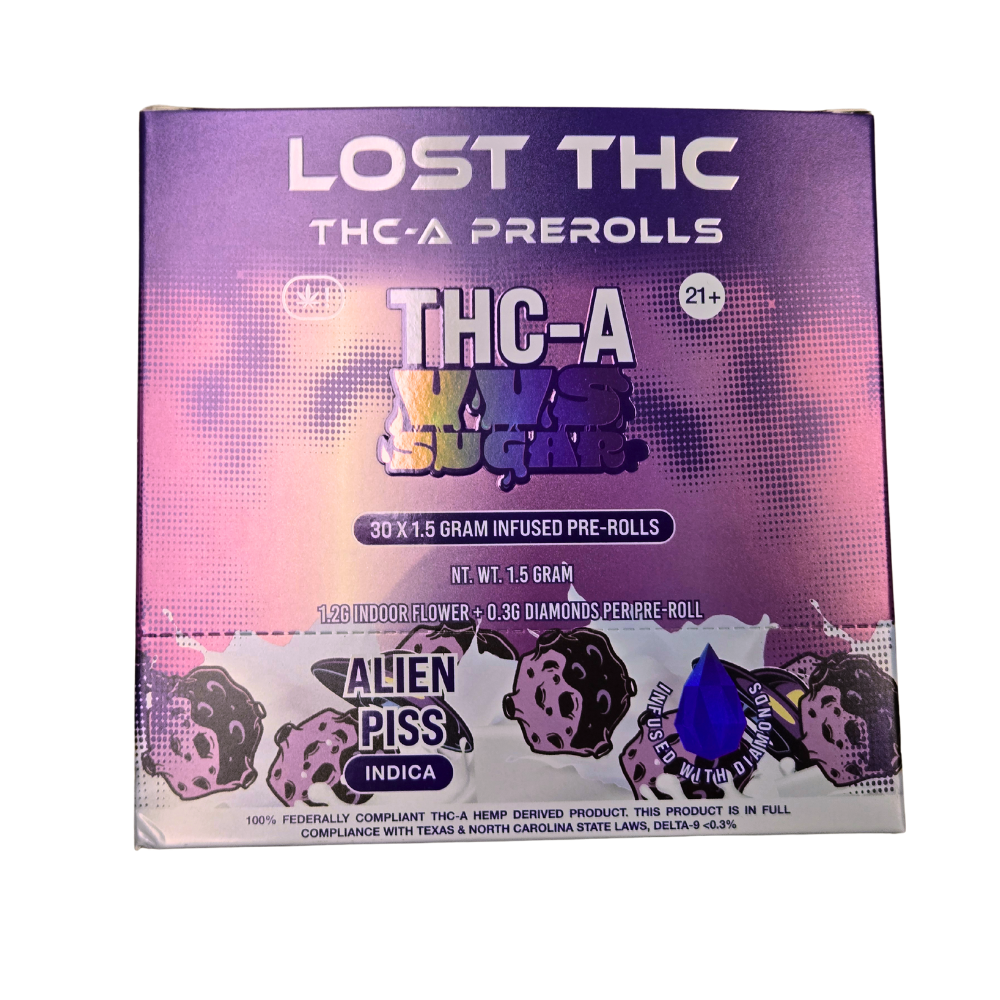 Lost THC 1.5 g VVS Sugar Diamond Pre-Rolls 30ct Display