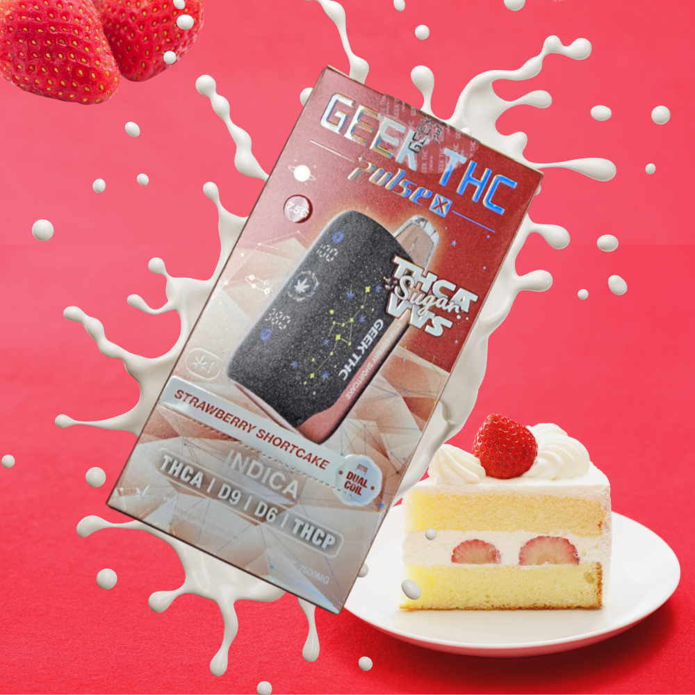 Geek THCA Pulse X THC-A Sugar VVS 7.5g Disposable 5ct Display