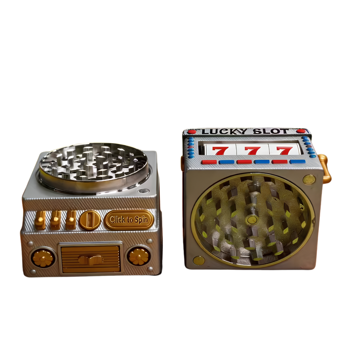 Aluminum Grinder Slot Machine 6ct Display
