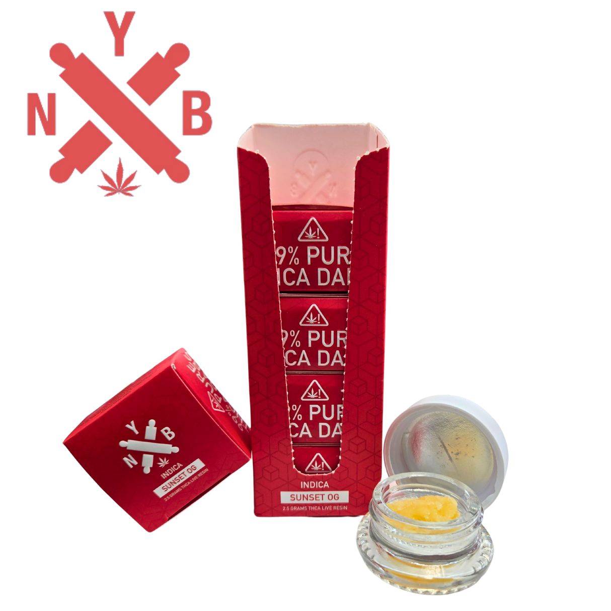 NYB (Not Your Bakery) 2.5g THC-A Wax 5ct Display