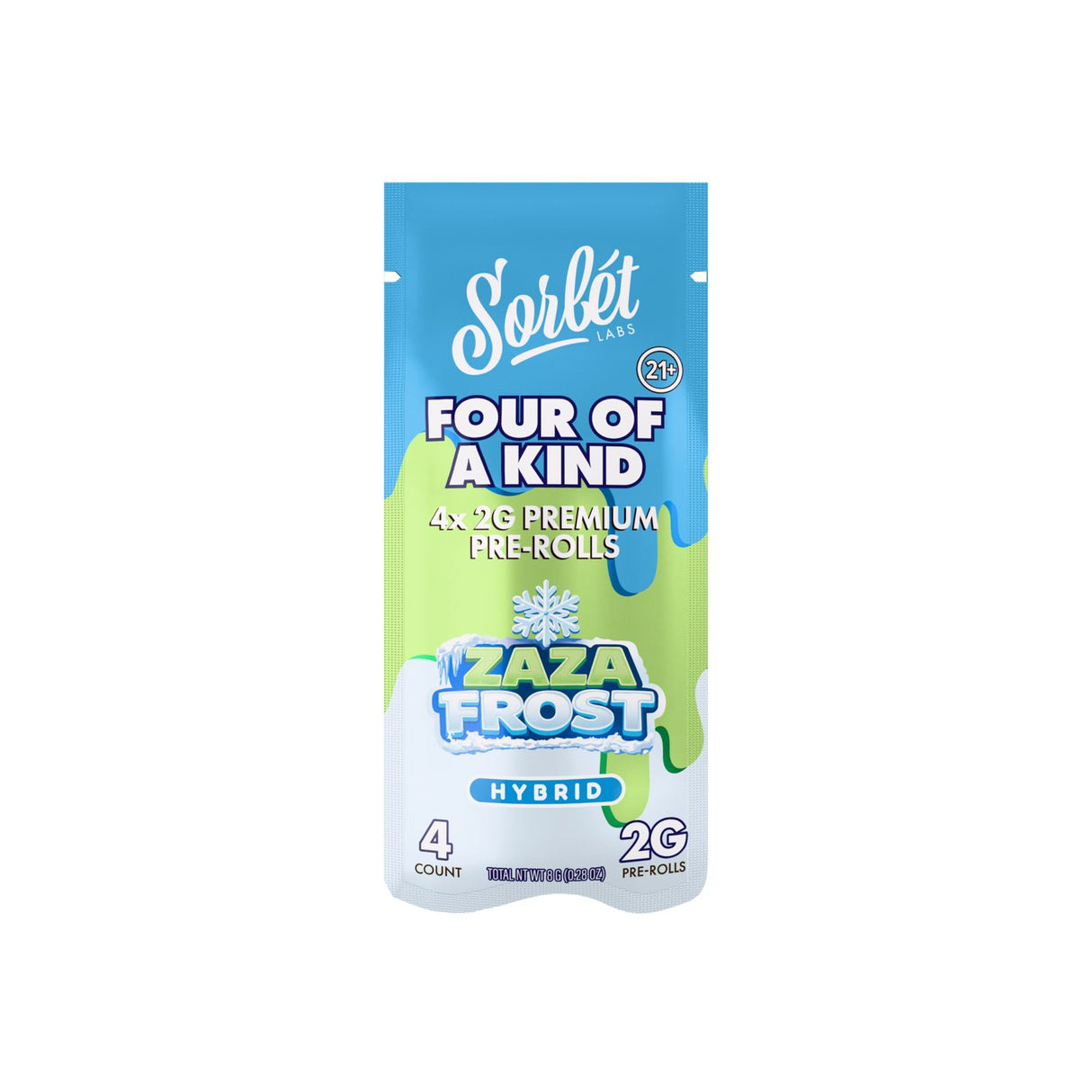 Sorbet Four of a Kind 4ct 2g THC-A Pre Rolls 10ct Display
