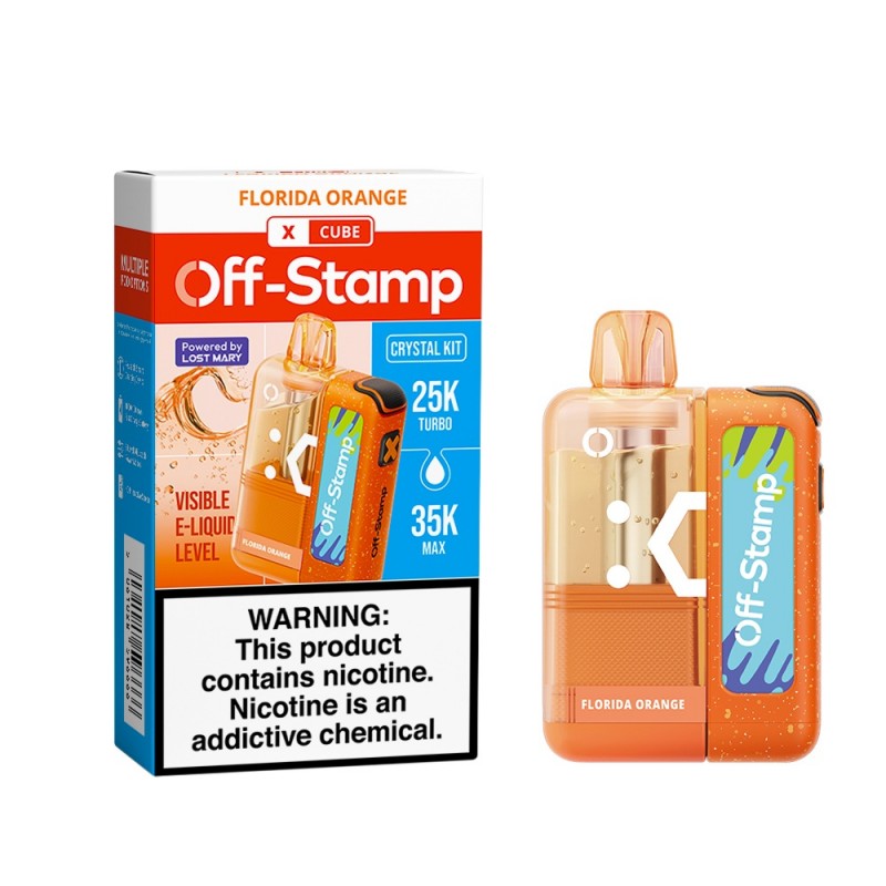 Off-Stamp X-Cube Crystal 35K Disposable KIT 5ct Display