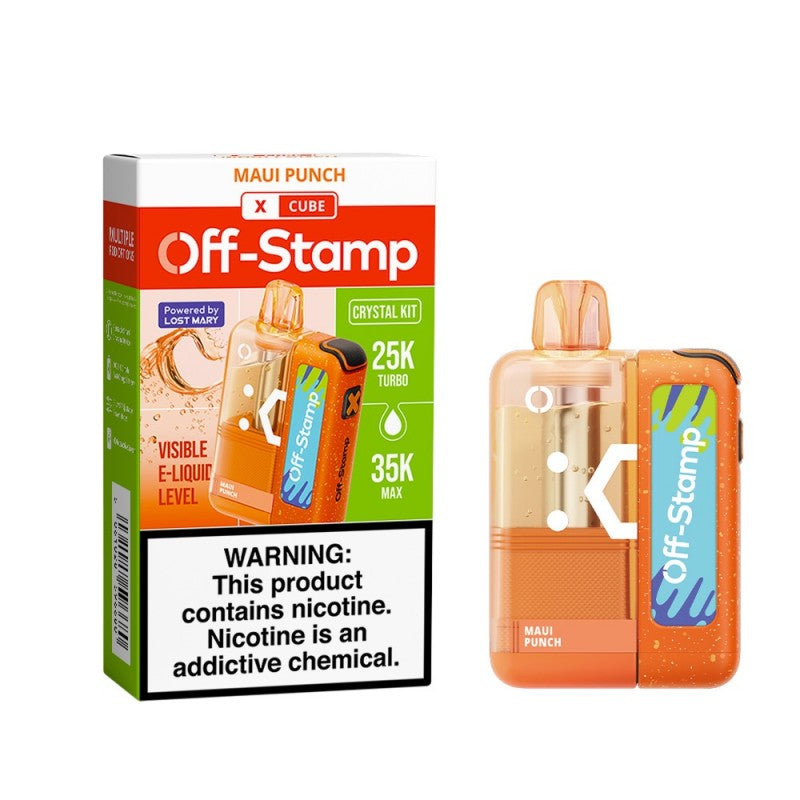 Off-Stamp X-Cube Crystal 35K Disposable KIT 5ct Display