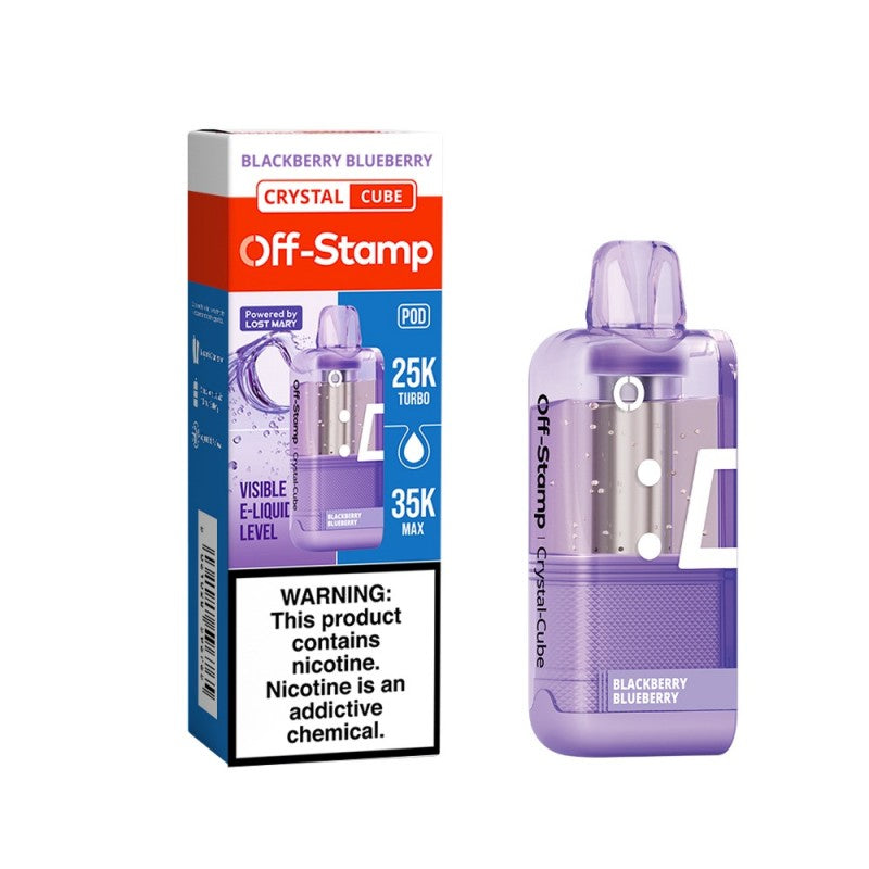 Off-Stamp X-Cube Crystal 35K Disposable POD 5ct Display
