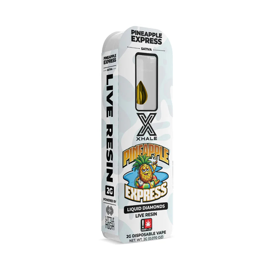 Xhale 2g THCA Live Resin Disposable 5ct Display