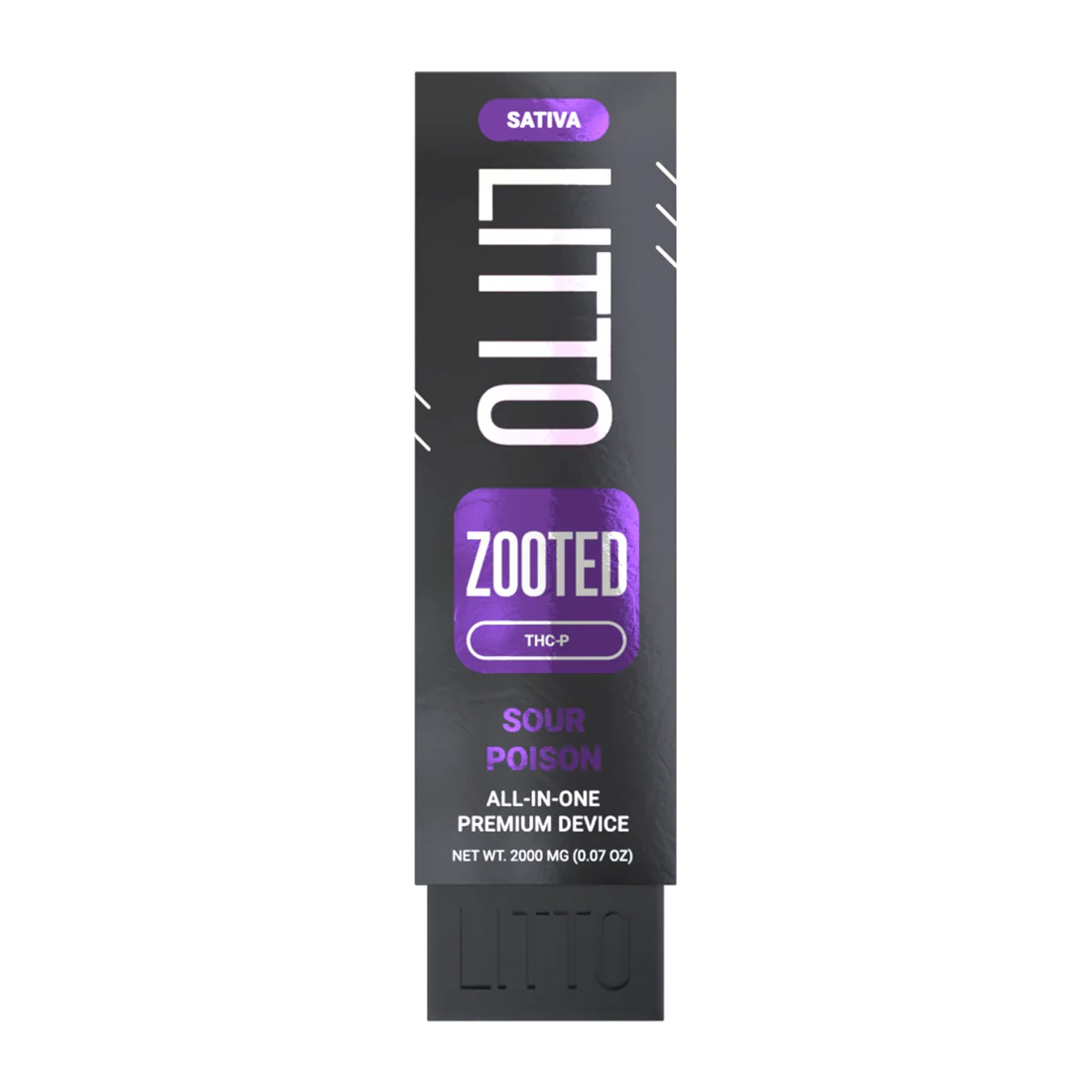 Litto ZOOTED THC-P Disposable 2G 5ct Box