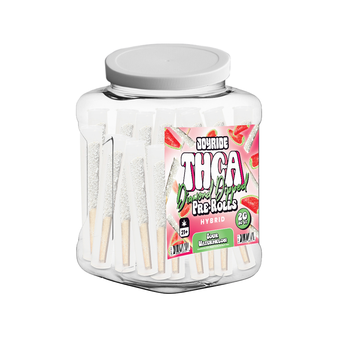 Joyride 2g Diamond Coated Prerolls 20ct Tub Display