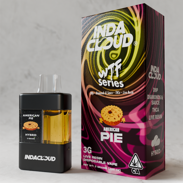 Indacloud WTF Series Knockout Blend 3g Disposable 5ct Display