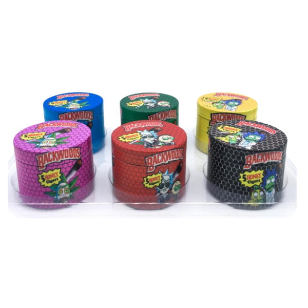 Aluminum 50MM R&M Backwoods Grinder 12ct Display