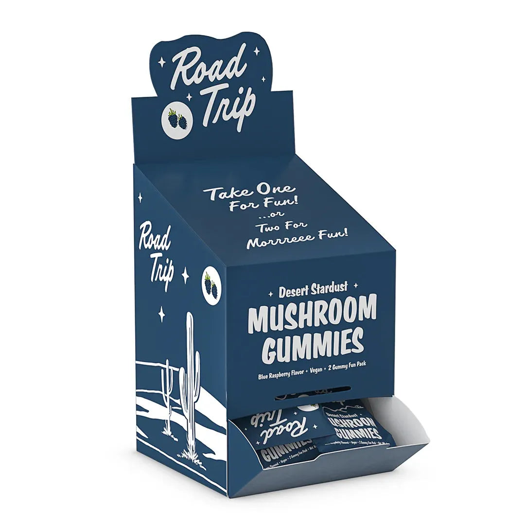 Road Trip 2-Pack Desert Stardust Mushroom Gummies 30ct Display
