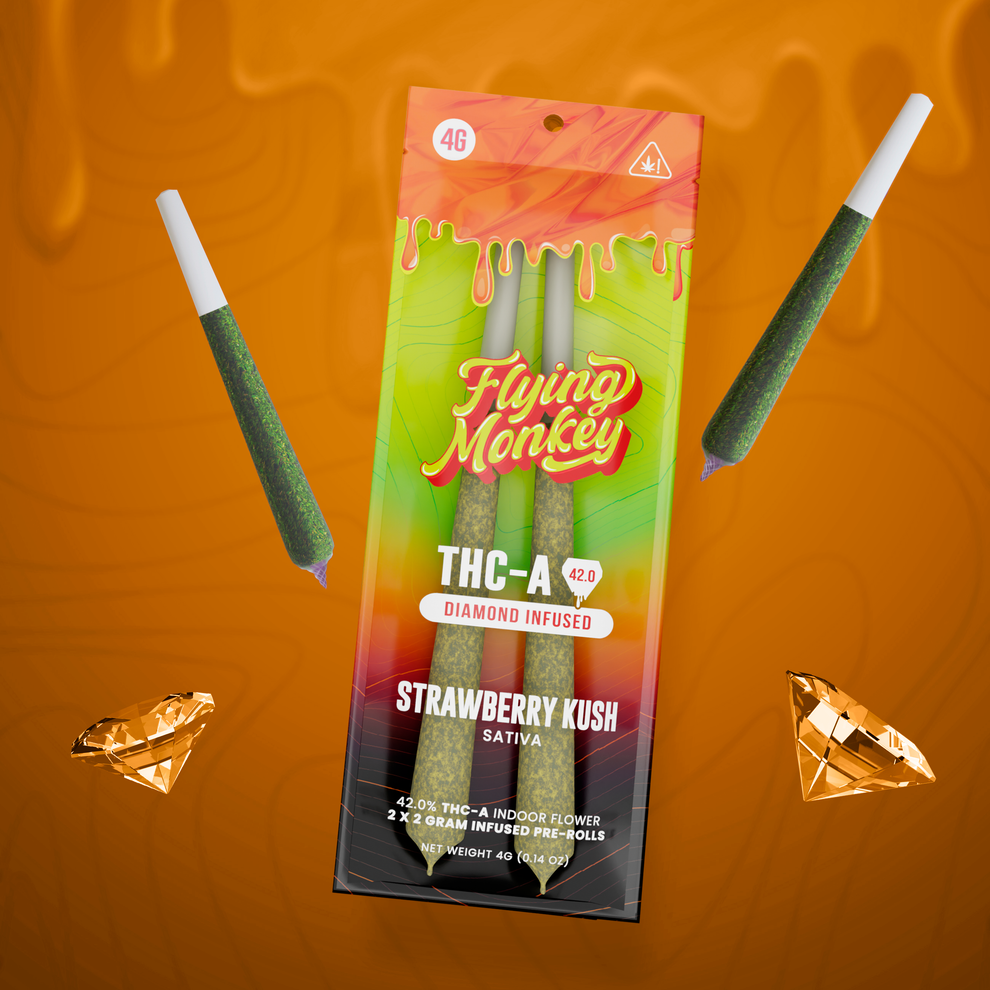 Flying Monkey 42.0 THC-A 2 Gram Pre Roll | 2 Count
