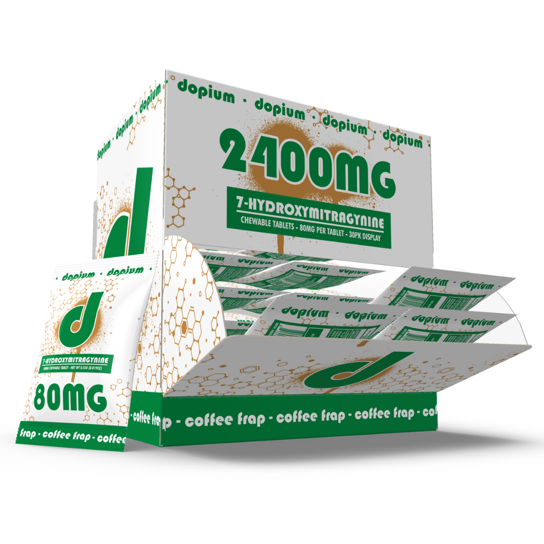 Dopium 80mg Single 7-Hydroxy Tablets 30ct Display