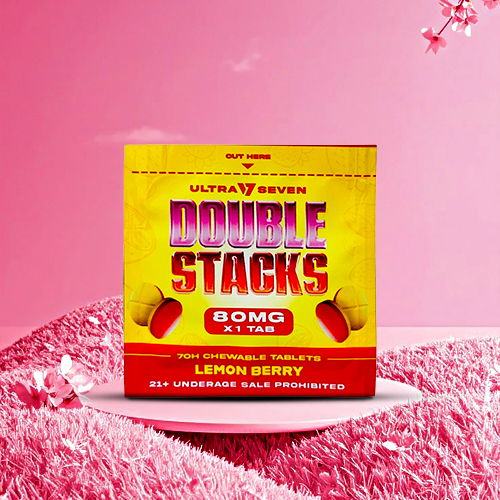 Ultra 7 Double Stacked 80mg 7-Hydroxy Single Tablets 25ct Display
