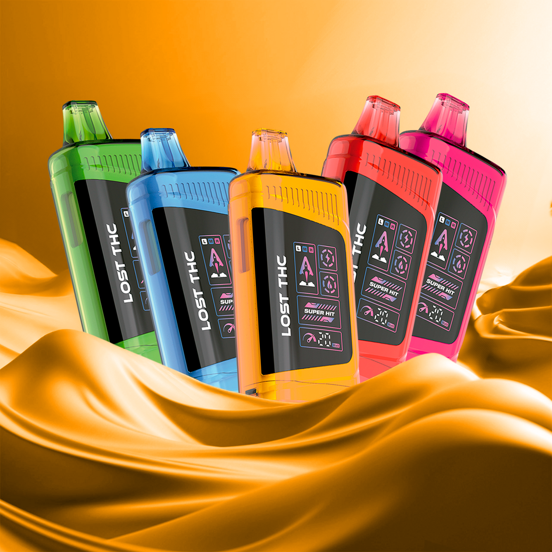 Lost THC V3 7.5 Gram THCA Disposable 5ct Display
