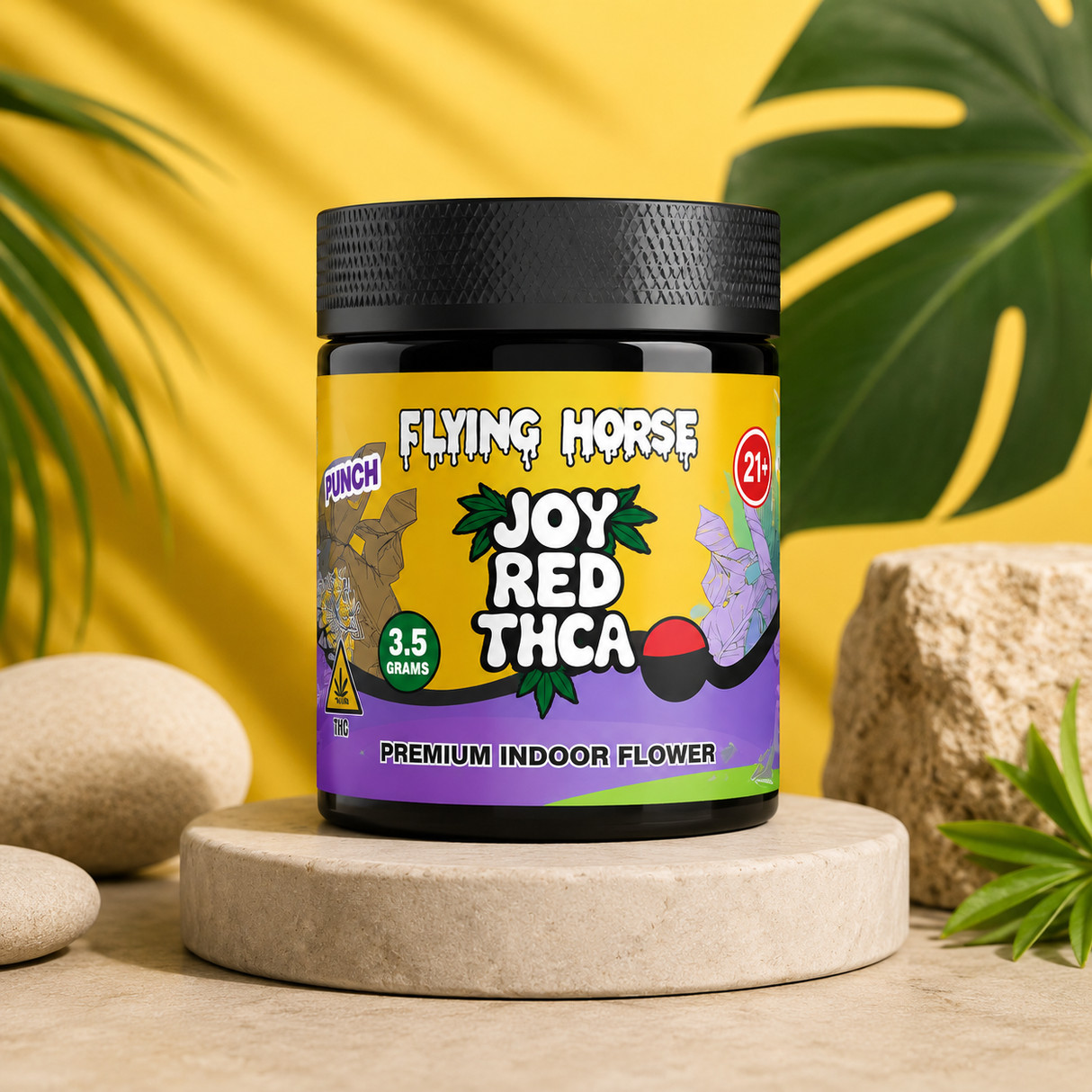 FLYING HORSE JOY RED 3.5GM THC-A Flower