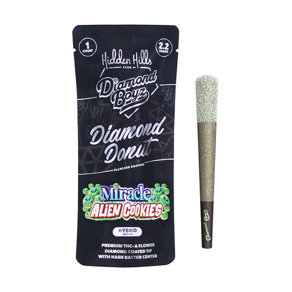 Hidden Hills Diamond Boyz Diamond Donut THC-A Pre Roll 2.2g 10ct Display