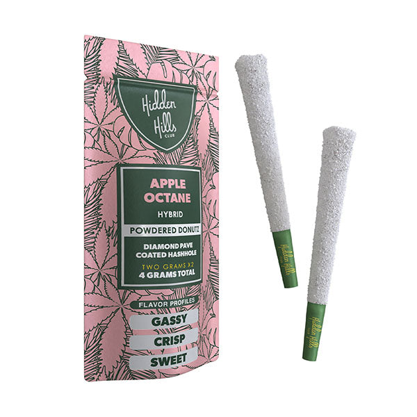 Hidden Hills Powdered Donuts 2x2g THCA Pre-Rolls 10ct Display