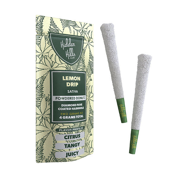 Hidden Hills Powdered Donuts 2x2g THCA Pre-Rolls 10ct Display