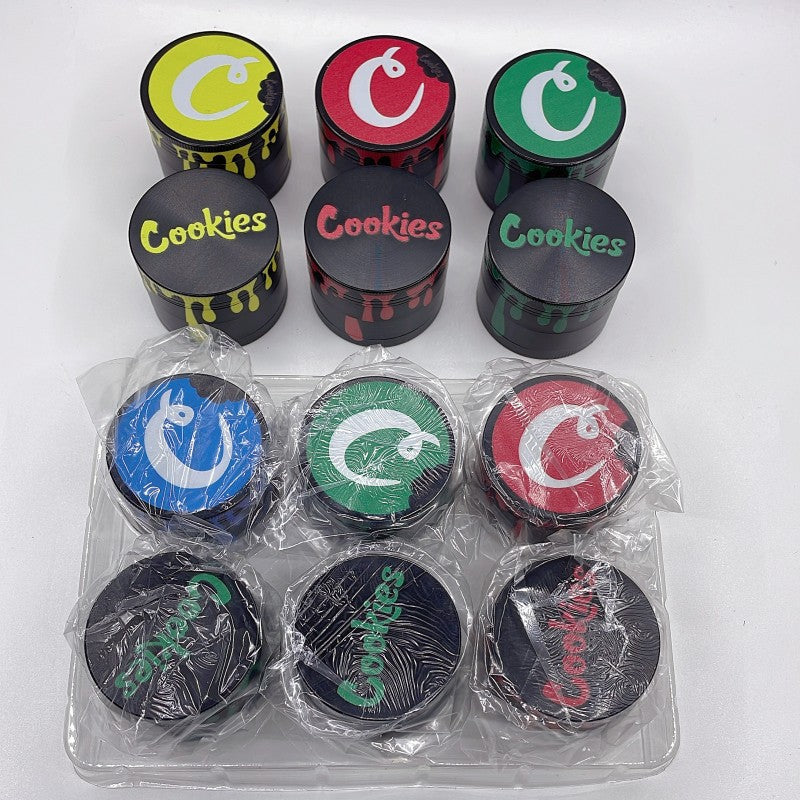Aluminum 50MM Grinder Cookies 12ct Display