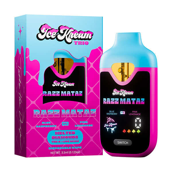 Ice Kream THCA Trios 3.5g Disposable 5ct Display