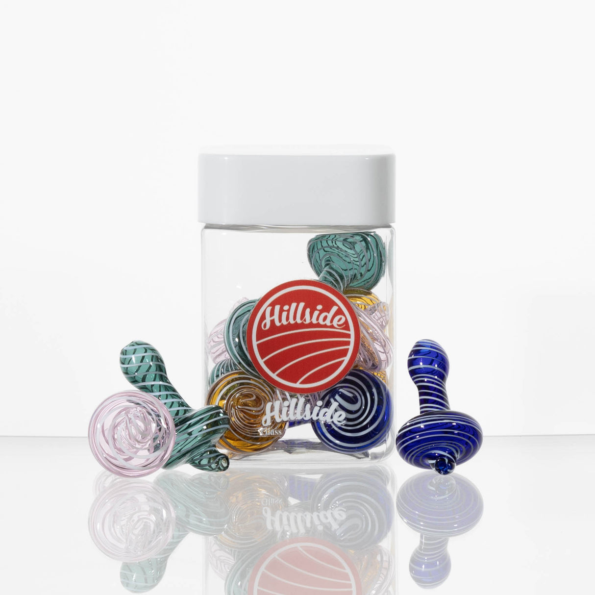 DIRECTIONAL CARB CAP JAR 12ct Display