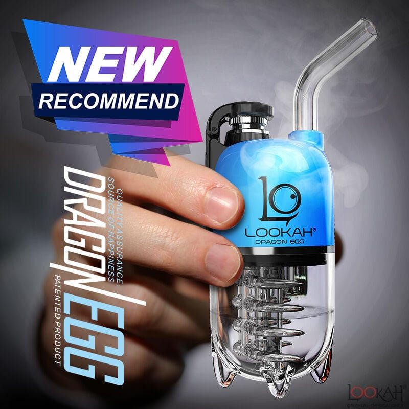 LOOKAH Dragon Egg 950mAh Portable Handheld E-Rig Bubbler