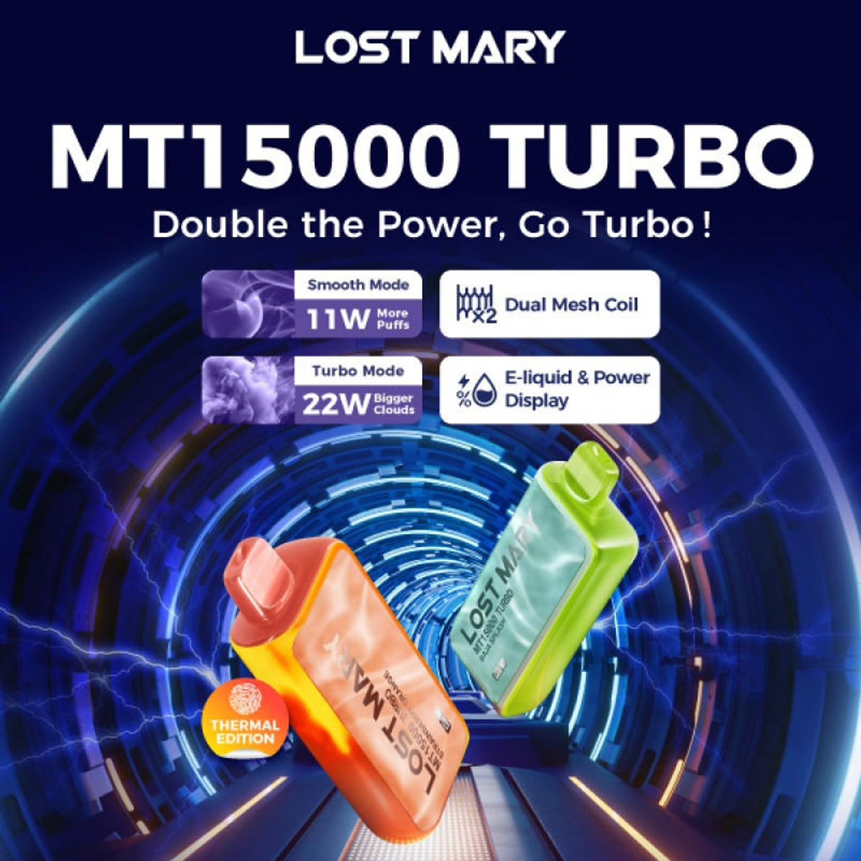 Lost Mary MT15000 Turbo 5ct Display