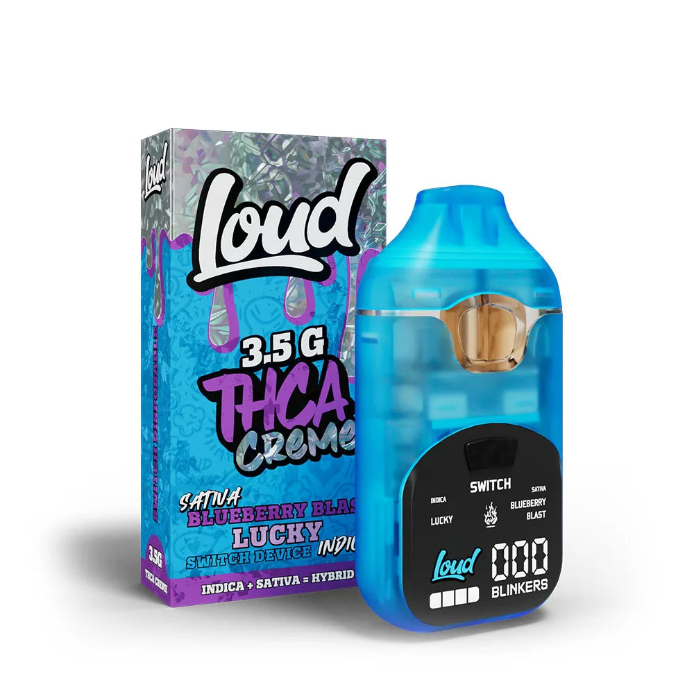 Loud 3.5g THCA Creme Switch Disposable 5ct Display