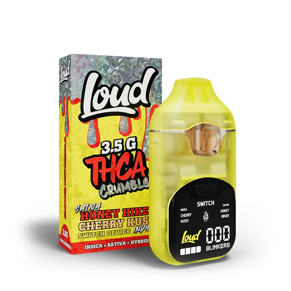 Loud 3.5g THCA Crumble Switch Disposable 5ct Display