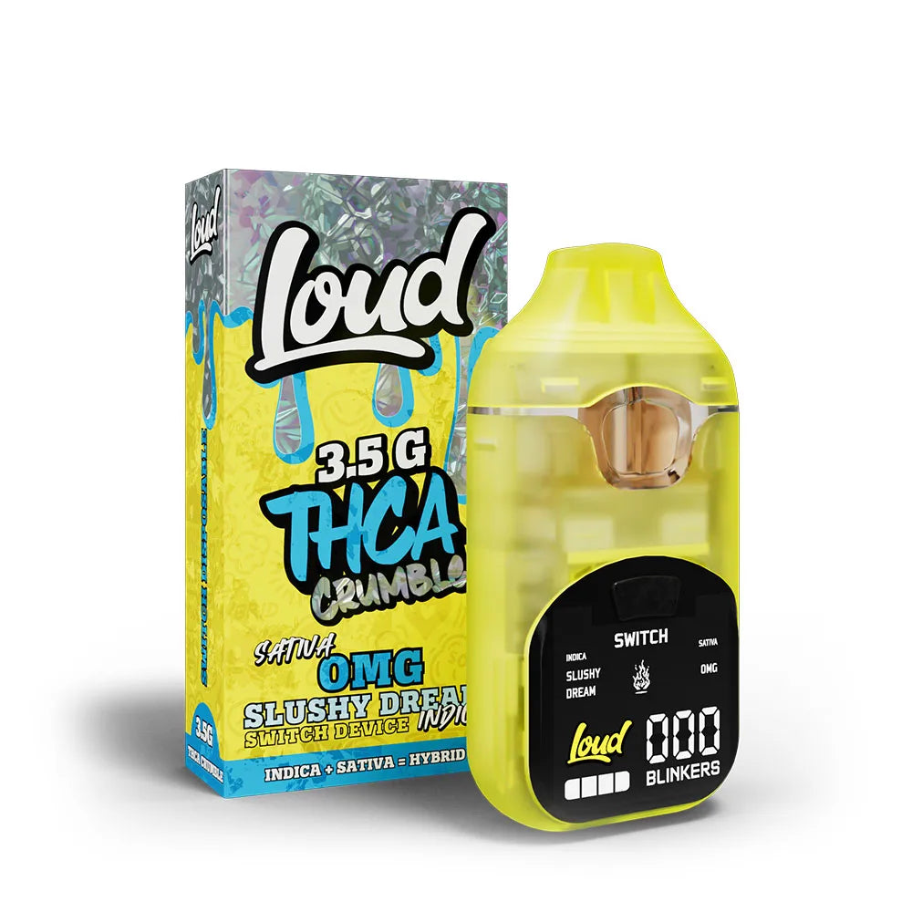 Loud 3.5g THCA Crumble Switch Disposable 5ct Display