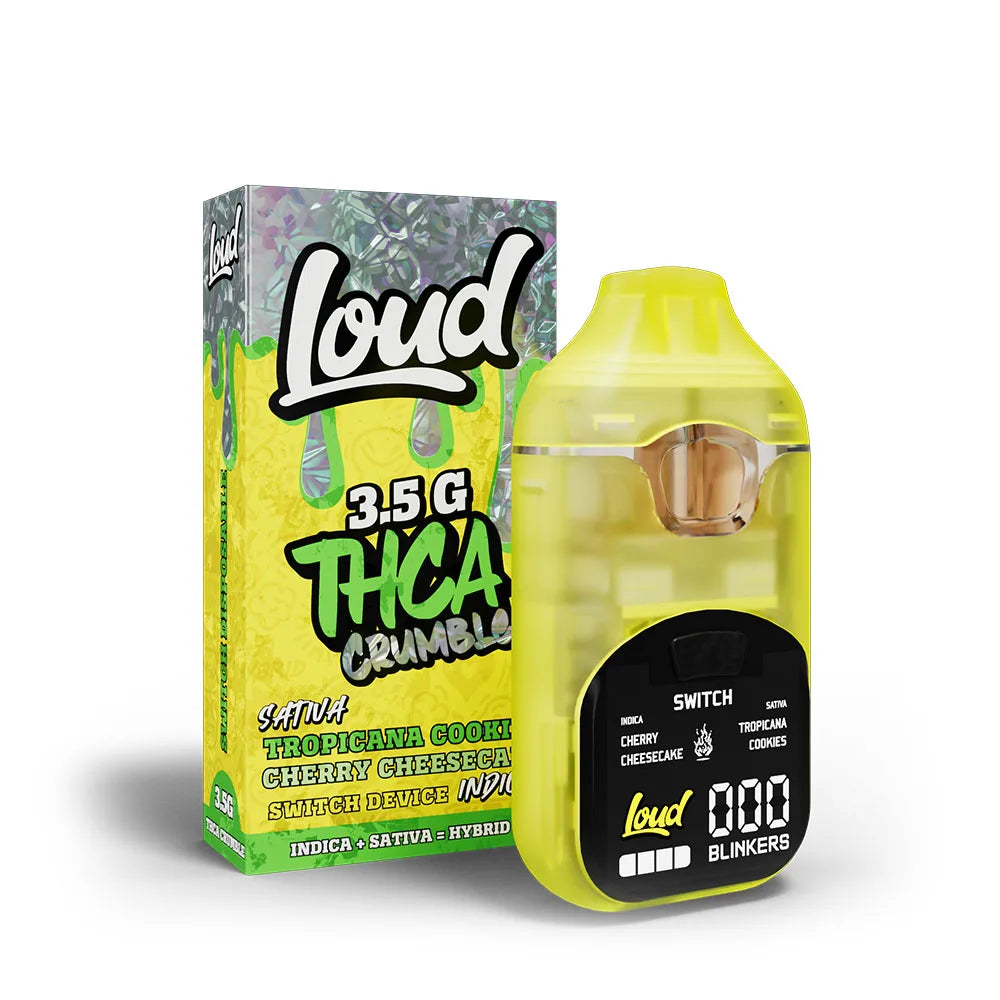 Loud 3.5g THCA Crumble Switch Disposable 5ct Display