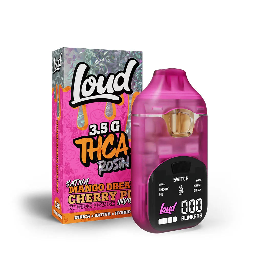Loud 3.5g THCA Rosin Switch Disposable 5ct Display