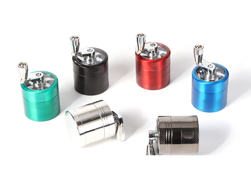 Aluminum 40MM Hand Crank Grinder 12ct Display
