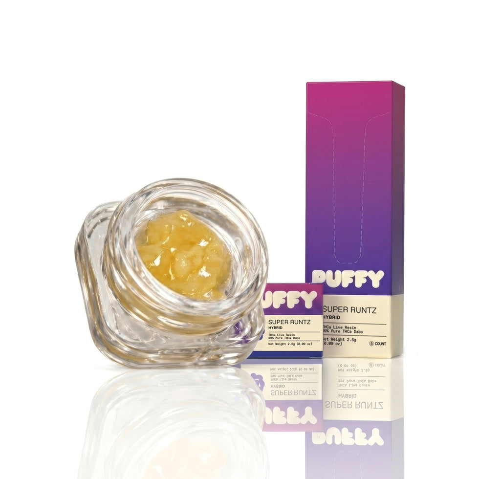 Puffy 2.5g THC-A Live Resin Dab Badder 5ct Display