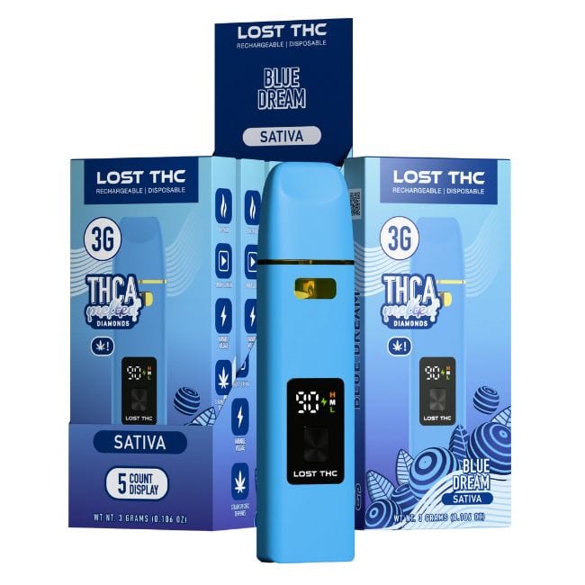 Lost THC V4 3g THC-A Disposable 5ct Display