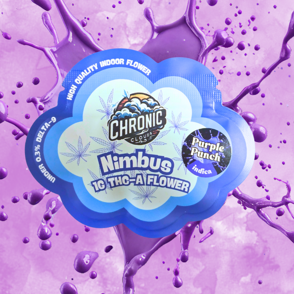 Chronic Clouds Nimbus 1g THC-A Flower 20ct Display