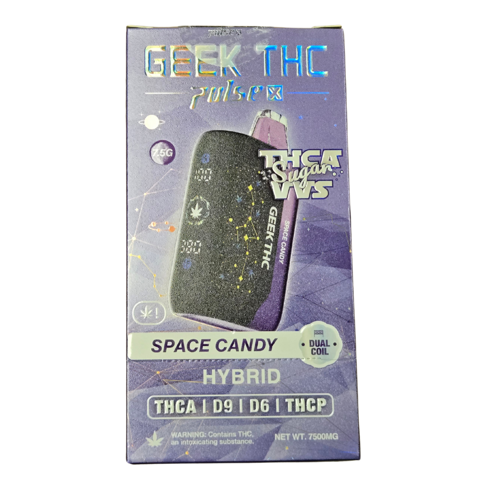 Geek THCA Pulse X THC-A Sugar VVS 7.5g Disposable 5ct Display