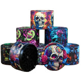 Aluminum 55MM Skull Grinder 12ct Display