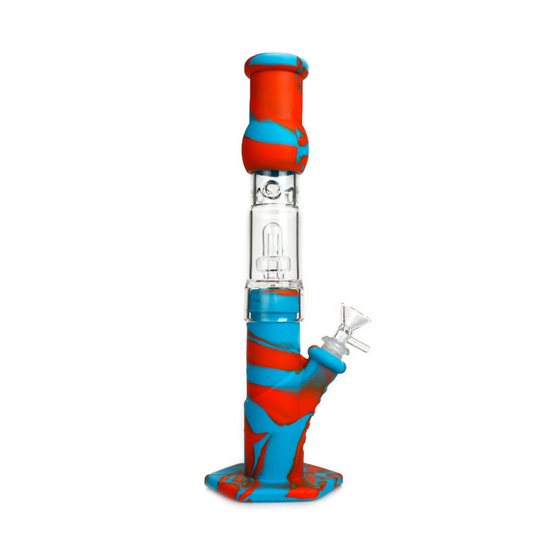 𝗧𝗫-𝟯𝟳 Straight Tube Silicone 13in Water Pipe