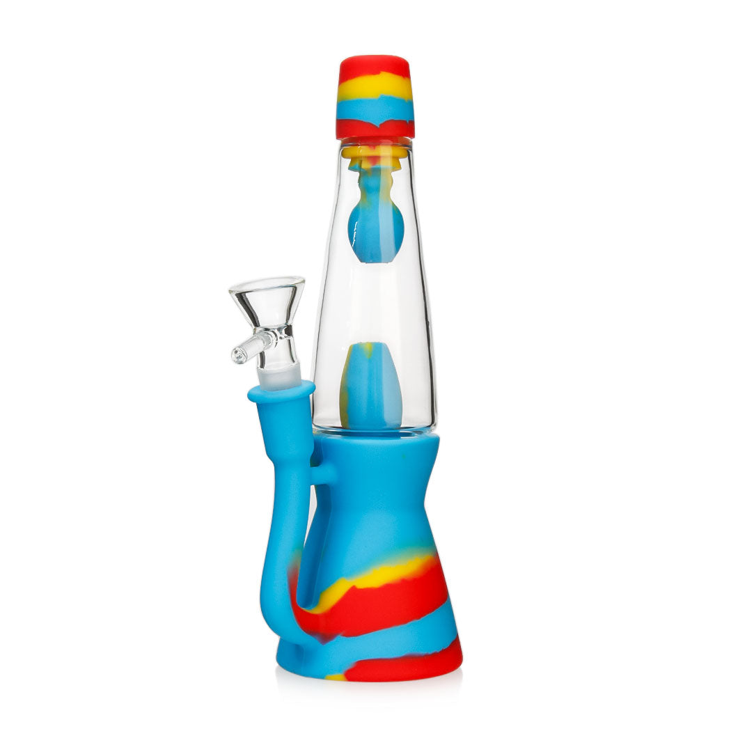 𝗧𝗫-𝟭𝟲𝟭 Silicone Lava Lamp 8.5in Waterpipe