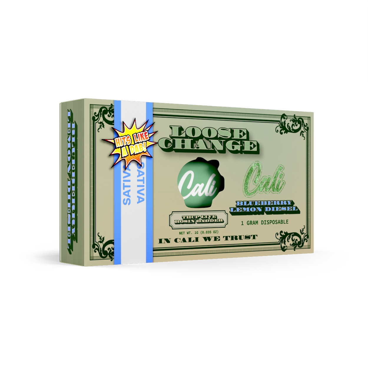 Cali Loose Change 1g THC-P, Delta-8 Disposable 6ct Display