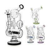 𝗦𝗣𝟮𝟴𝟲 Recycler w/ Inline Diffuser Perc 11in Water Pipe